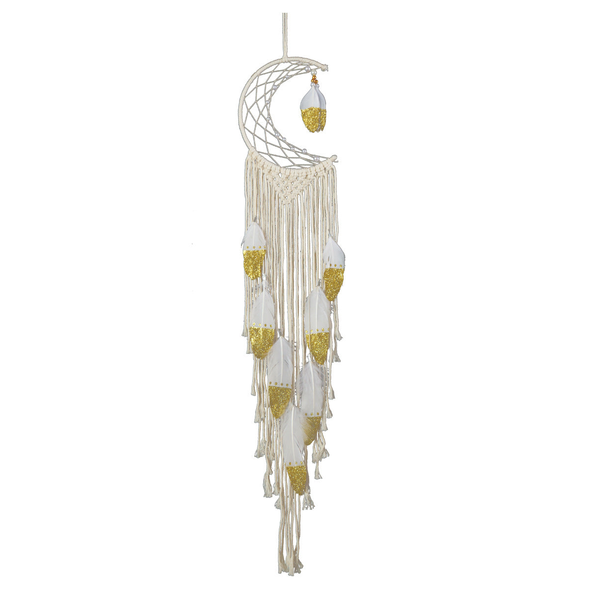 Crescent Dream Catcher Gold