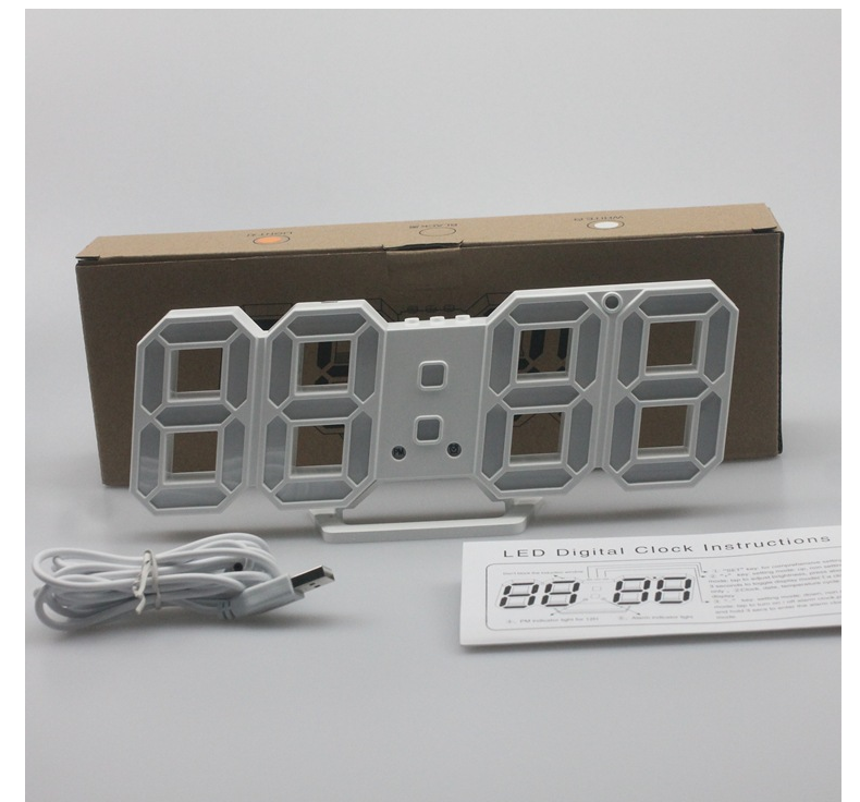 3D LED Digital Clock