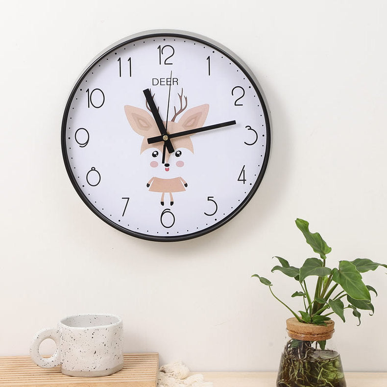 Round Silent Sweep Wall Clock