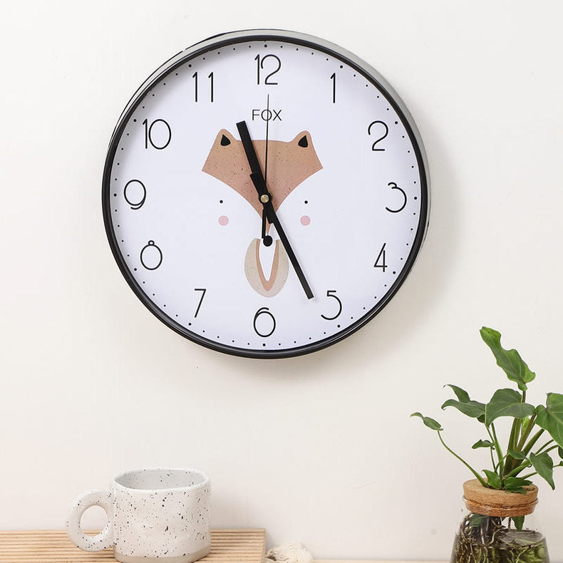 Round Silent Sweep Wall Clock