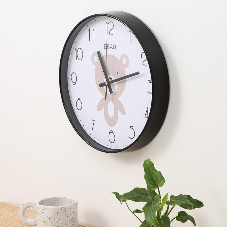 Round Silent Sweep Wall Clock