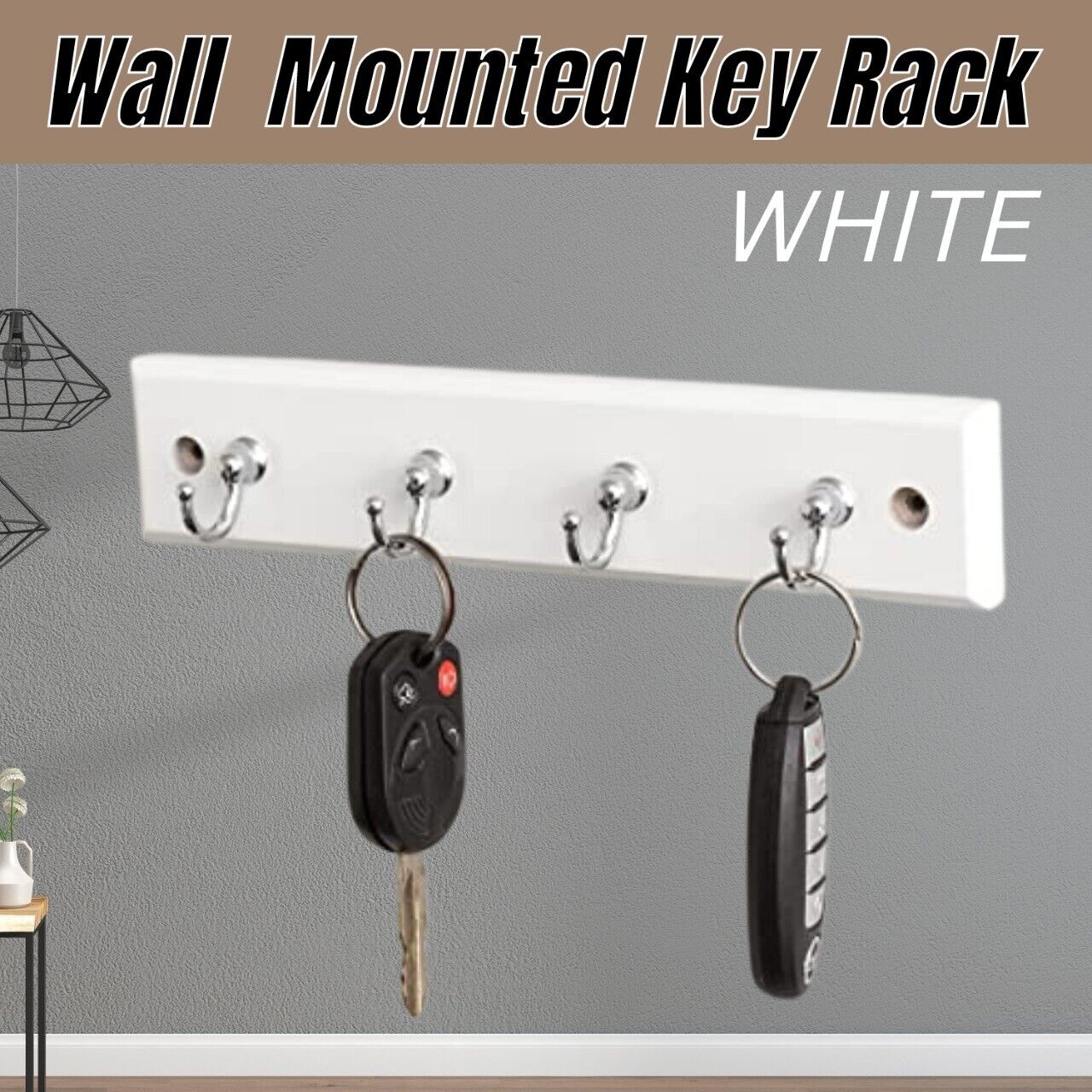 Wall Mount Key Rack Hanger