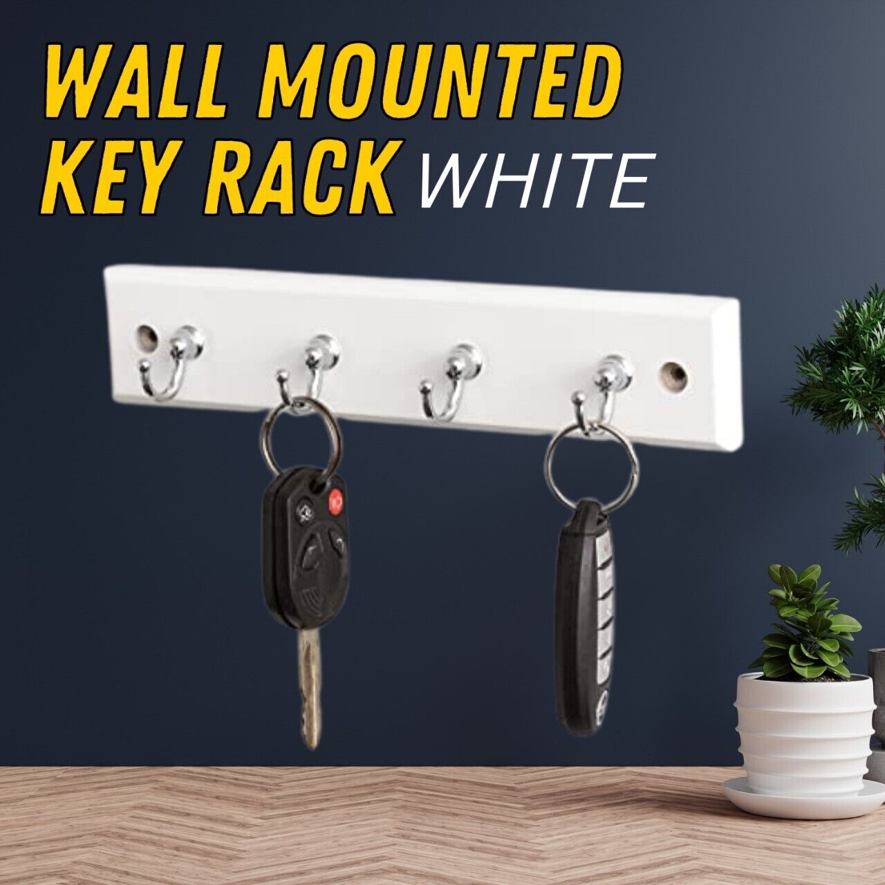 Wall Mount Key Rack Hanger