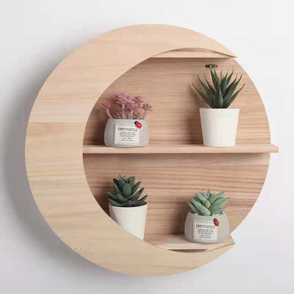 Wooden Wall-mounted Shelf